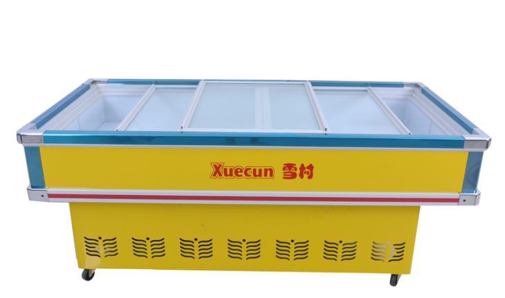 Sliding Door Seafood Freezer