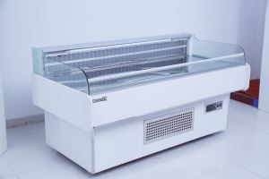 Horizontal Type Wind Curtain Western Pastry Display Cabinet