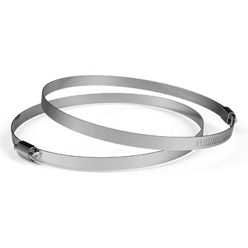 4inch 100mm 304 Stainless Steel American Worm Drive Hose Clamp