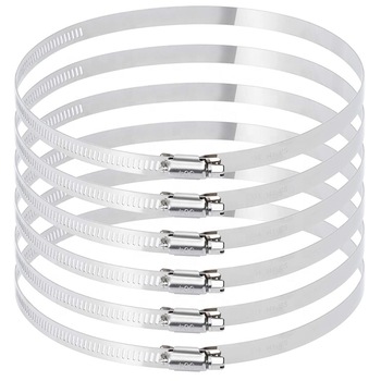 cheap price hvac system 12inch 300mm Stainless steel hose clamp