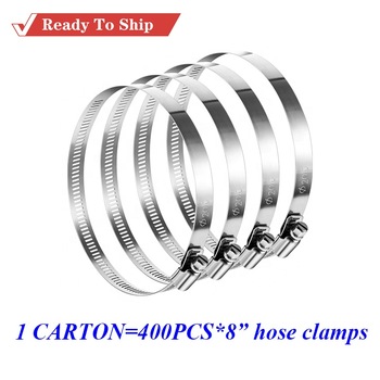 flexible 8 inch adjustable stainless steel duct hose clamp air duct clamps