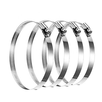 4inch America Style Stainless Steel Hose Clamp with Factory Price