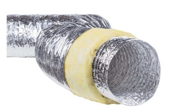 Aluminum foil insulation telescopic hose Oleic acid and high temperature resistance Strong insulation effect