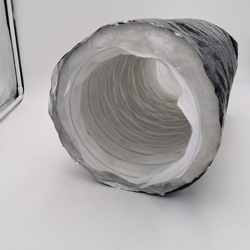 Greenhouse hydroponic exhaust free sample aluminum flexible black polyester insulated duct