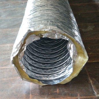 Aluminum foil insulation telescopic hose Oleic acid and high temperature resistance Strong insulation effect