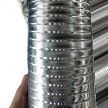 ventilation system round customized size semi-rigid flexible aluminum duct