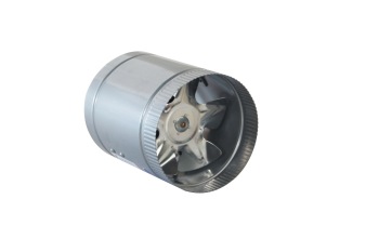 High speed and low noise axial flow exhaust fan booster pipe fan