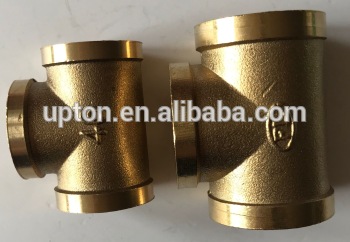 High Quality Plumbing Material Pipe Fitting Brass Female Tee