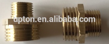 High Quality Plumbing Material Pipe Fitting Brass Reducing Nipple