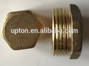 High Quality Plumbing Material Pipe Fitting Brass Male Plug