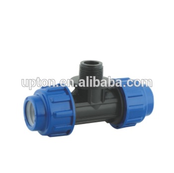 High Quality Plumbing Material Pipe Fitting HDPE Male Tee