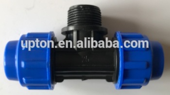High Quality Plumbing Material Pipe Fitting HDPE Male Tee