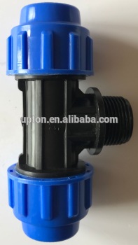 High Quality Plumbing Material Pipe Fitting HDPE Male Tee