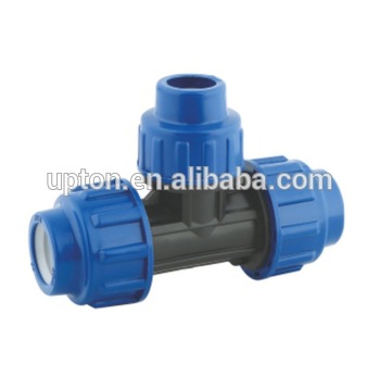 High Quality Plumbing Material Pipe Fitting PE Reducer Tee