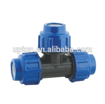 High Quality Plumbing Material Pipe Fitting HDPE Equal Tee