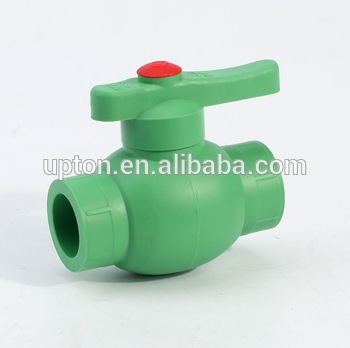 High Quality Plumbing Material Pipe Fitting PPR Valve With Brass Ball Inside