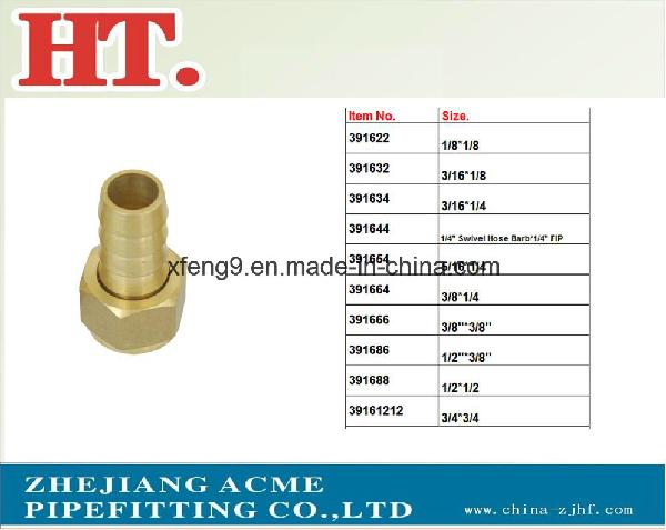 Swivel Brass Hose Barb Connector Fitting