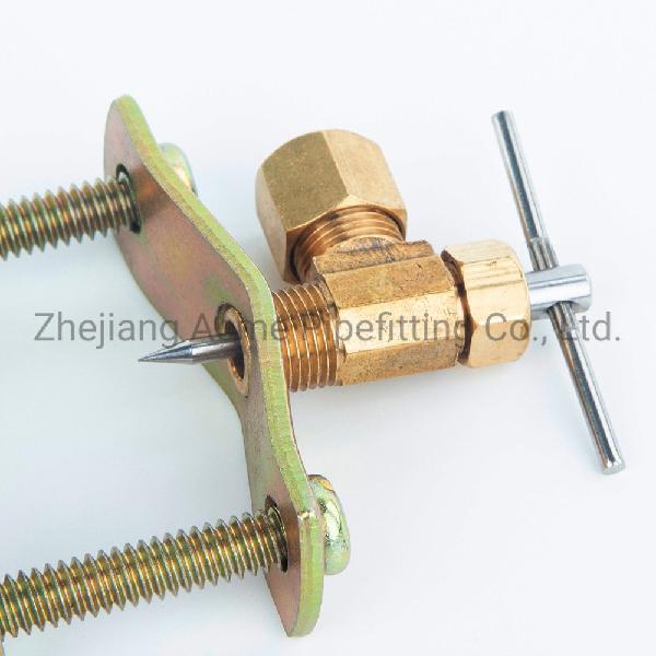 Lead Free Male Brass Self Tapping Saddle Valve