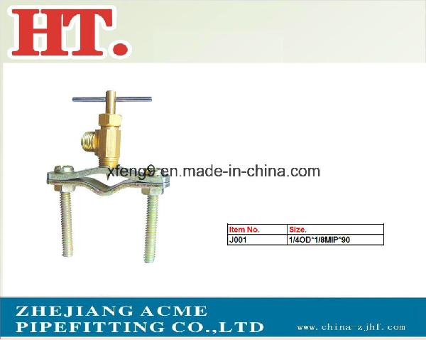 Lead Free Male Brass Self Tapping Saddle Valve
