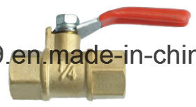 Thread Brass Gas Ball Valve with Steel Handle