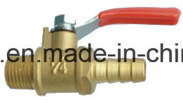 Thread Brass Gas Ball Valve with Steel Handle