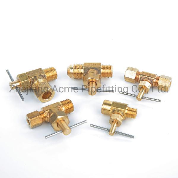 Forged Brass Needle Valve, Us Standard, 180 Degrees