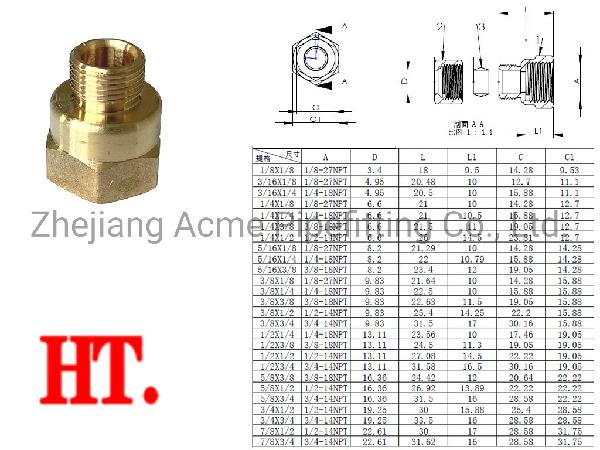 American Brass Flare Comp Female Connector Fitting