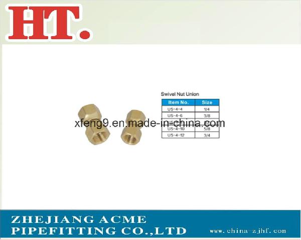 Brass Swivel Nut Union Fitting