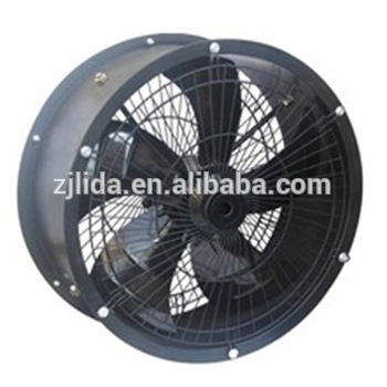AC axial fan with external rotor
