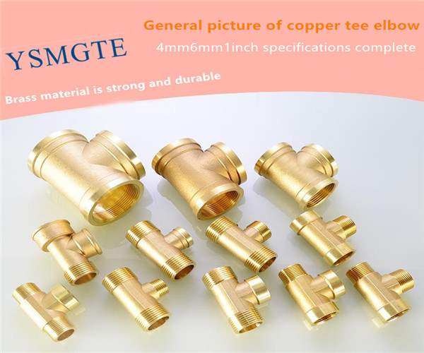 YSMGTE hot sale threaded pipe fittings Pure copper Pipe fittings for plumbing material piping system MGT-F010 AA-2-9