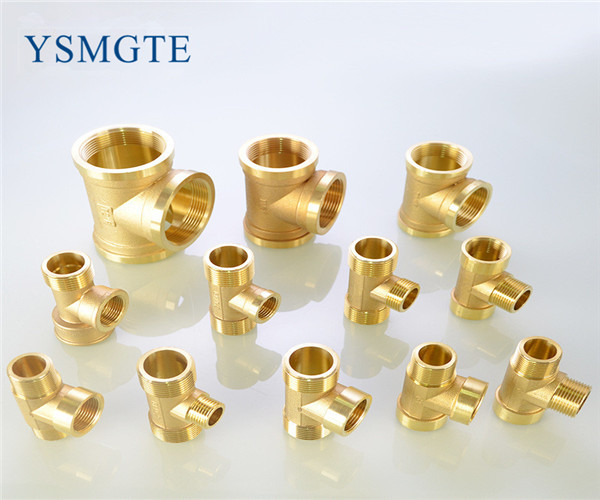 YSMGTE hot sale threaded pipe fittings Pure copper Pipe fittings for plumbing material piping system MGT-F016 AA-2-6