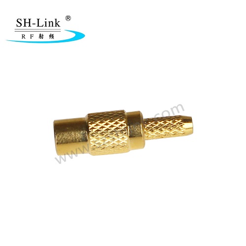 MCX straight Female plug connector for RG316 RG174 RF cable crimp & solder