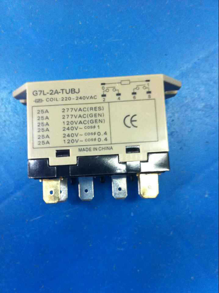 China supply mini electromagnetic relay 6V/220VAC G7L-2P-TUBJ-CB electromagnetic relay