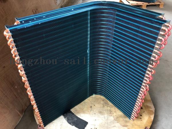 Fin Evaporator Condenser Coil with Copper Tube for Air Conditioner/Heat Pump