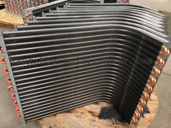 Aluminum Fin Tube Type Freezer Fin Condenser Coil