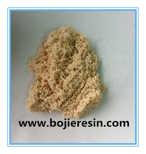 Special ion exchange resin for chromium removal