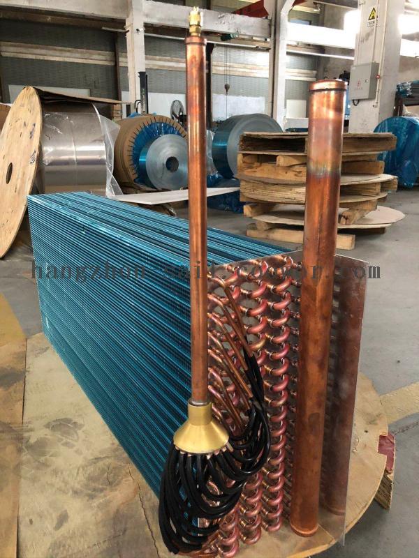 Galvanized steel finned tube evaporator coil