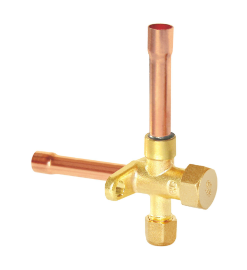 Air Conditioner Straight Tube Valve, Air conditioning brass split valve