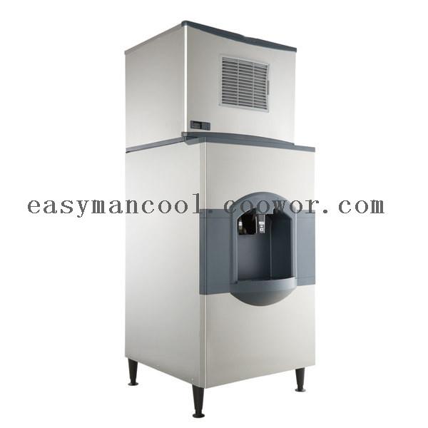 R404a Dispenser 190kg Stainless Steel Ice Maker