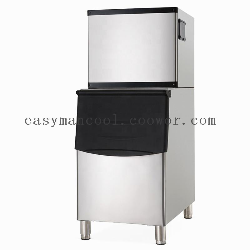 Secop Compressor 250kgs Ice Cube Machine / High Production Ice Maker Equipment