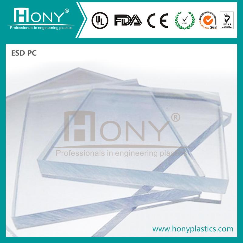 With Superior Impact Resistance And Flame Spread Properties Antistatic Pc Sheet