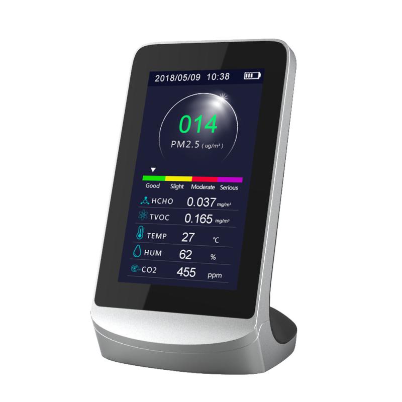 Meter Accurate Testing for PM2.5/PM10/PM1.0/HCHO/TVOC