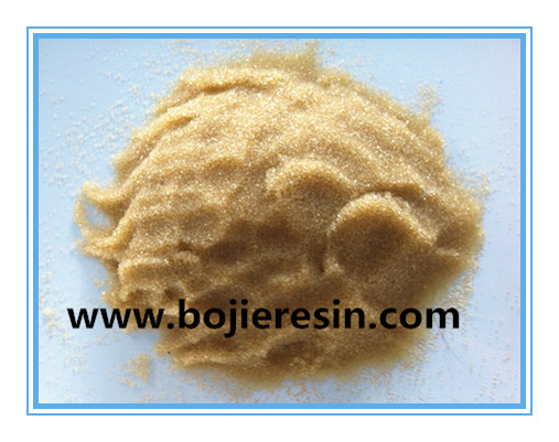 Nickel-containing wastewater treatment resin