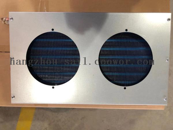 Copper tube aluminum fin condenser coil for HVAC