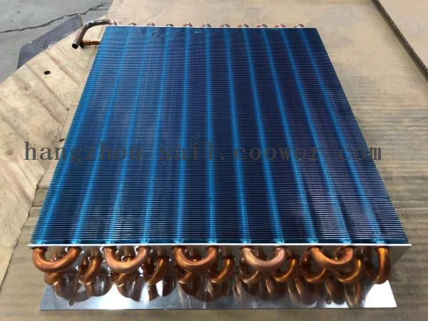 Factory air to water heat exchanger condenser coil