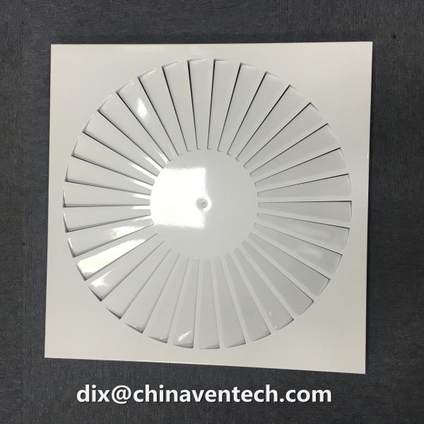 Ceilling Replacement Fresh Air Fixed Square Swirl Air Diffuser