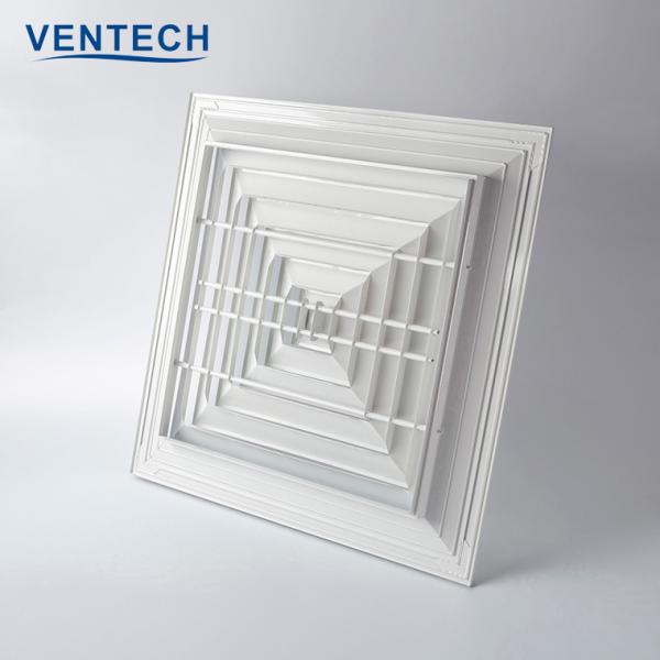 VENTECH 4 Way Square Ceiling Air Diffuser