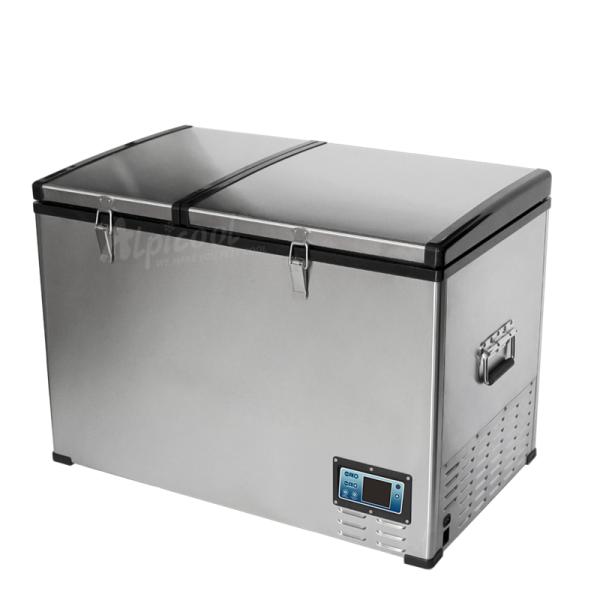 Alpicool BCD125 12V DC Compressor Dual Zones Mini Portable Car Fridge Refrigerator Freezer
