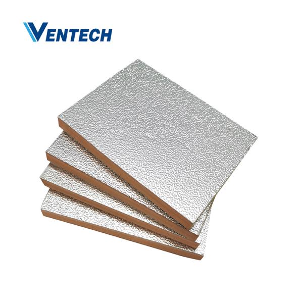 China customized hot fashion aluminum phenolic foam hvac duct board