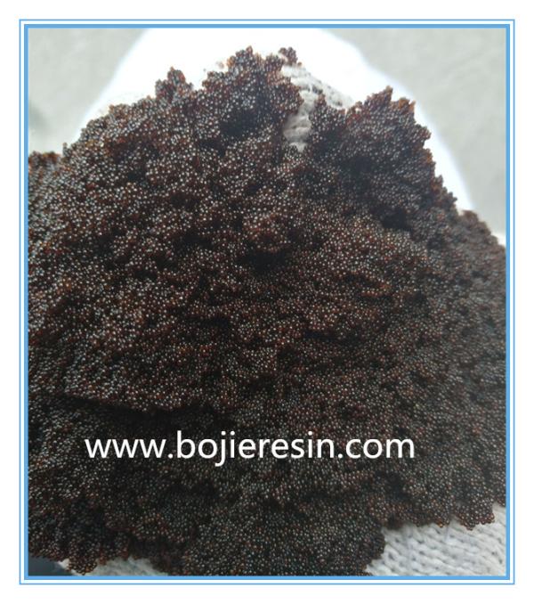 Ion exchange resin for nickel-containing wastewater treatment